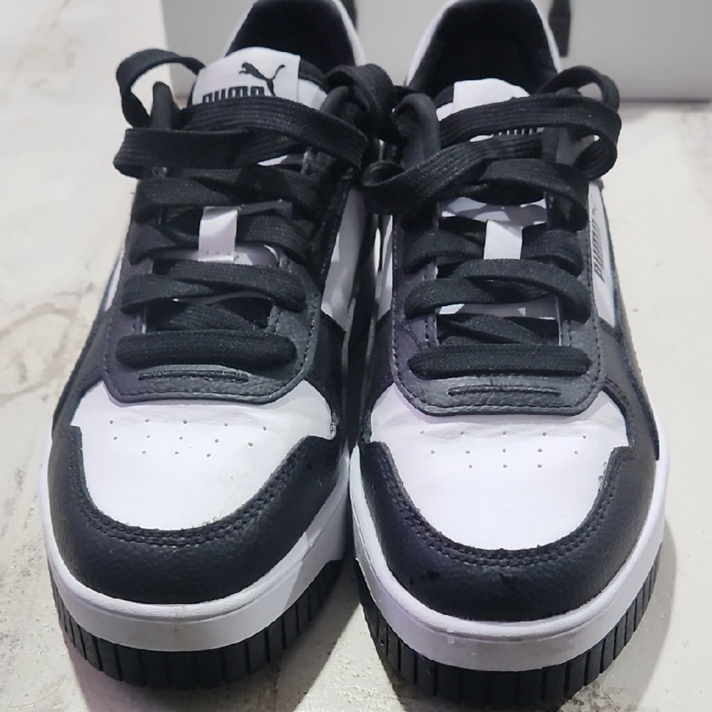 Puma Black and White Sneakers